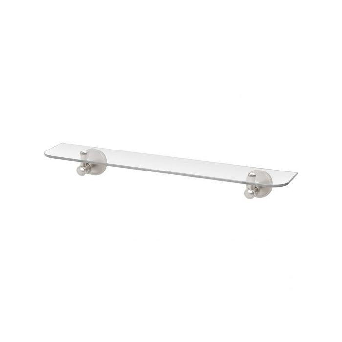 Phoenix Nostalgia Glass Shelf - Brushed Nickel
