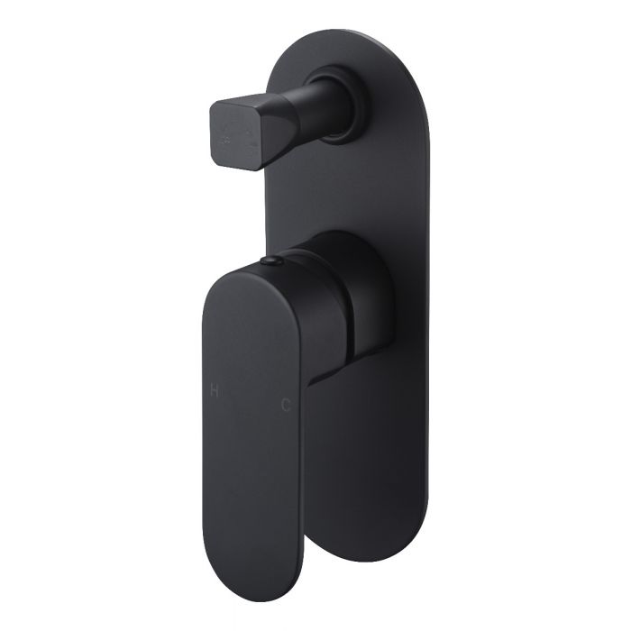 Acl Cora Shower Mixer w/ Divertor Matte Black