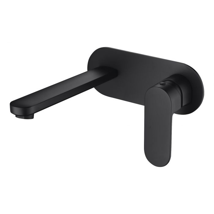 Acl Cora Wall Combination Mixer Matte Black