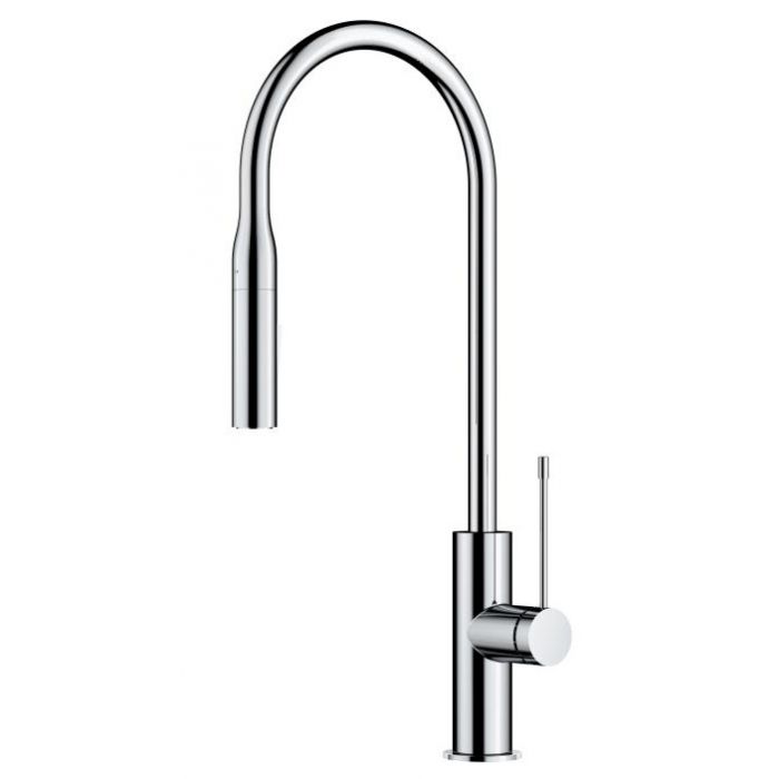Ikon Aziz Pull Out Sink Mixer Chrome