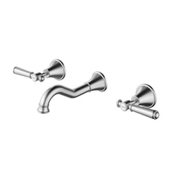 ACL Clasico Bath Tap Set - Brushed Nickel