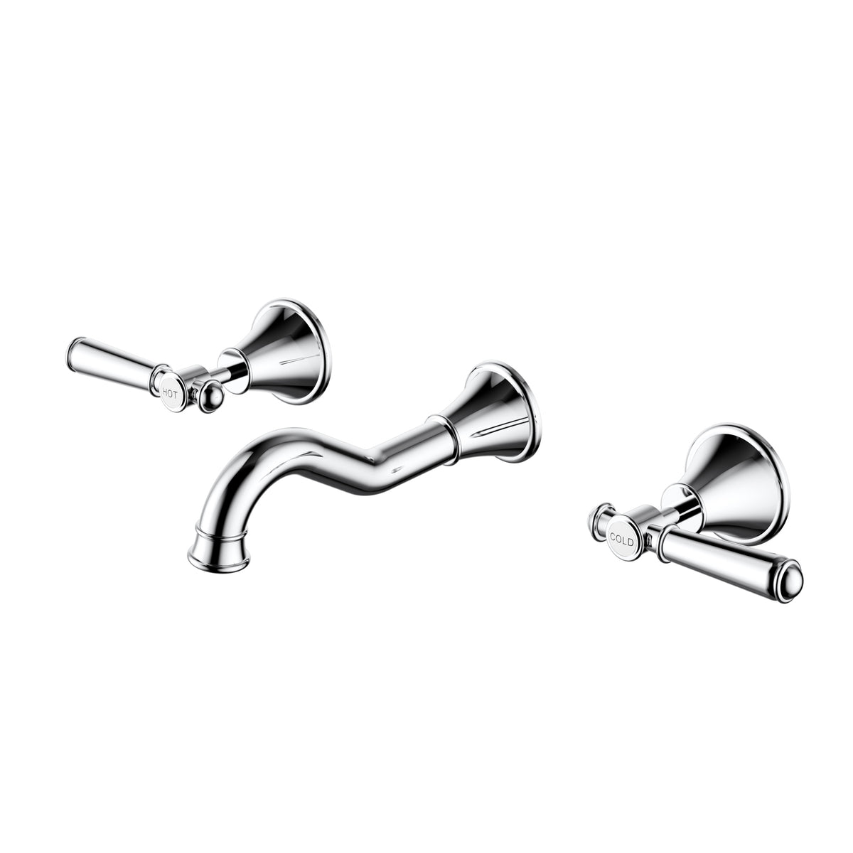 ACL Clasico Bath Tap Set - Chrome