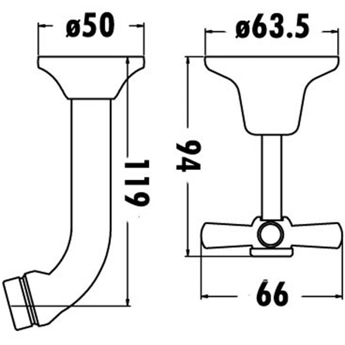 ACL Chrome Cross Handle Bath Set PENZ01