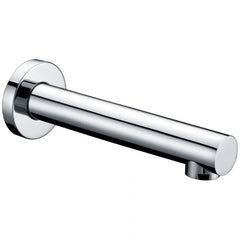 Acl Yale Round 180 mm Chrome and Black Bath Spout