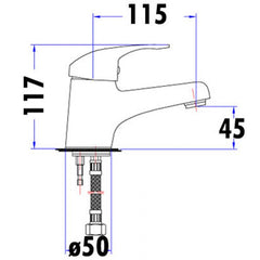 Acl Ruby Basin Mixer