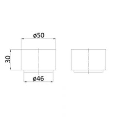 Tana Wall Top Assemblies Brushed Nickel