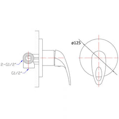 Acl Mina Shower Mixer