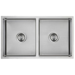 Acl Cora 750mm x 440mm Double Bowl Kitchen Sink