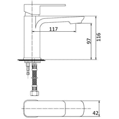 Acl Nova Basin Mixer