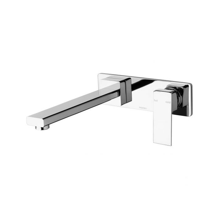 Phoenix Radii Wall Bath Mixer Set 230mm