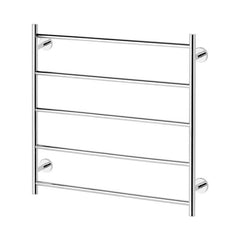 Phoenix Radii Towel Ladder 750 x 740mm Round Plate - Chrome