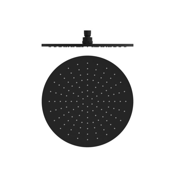Nero Round 300mm Shower Rose - Matte Black
