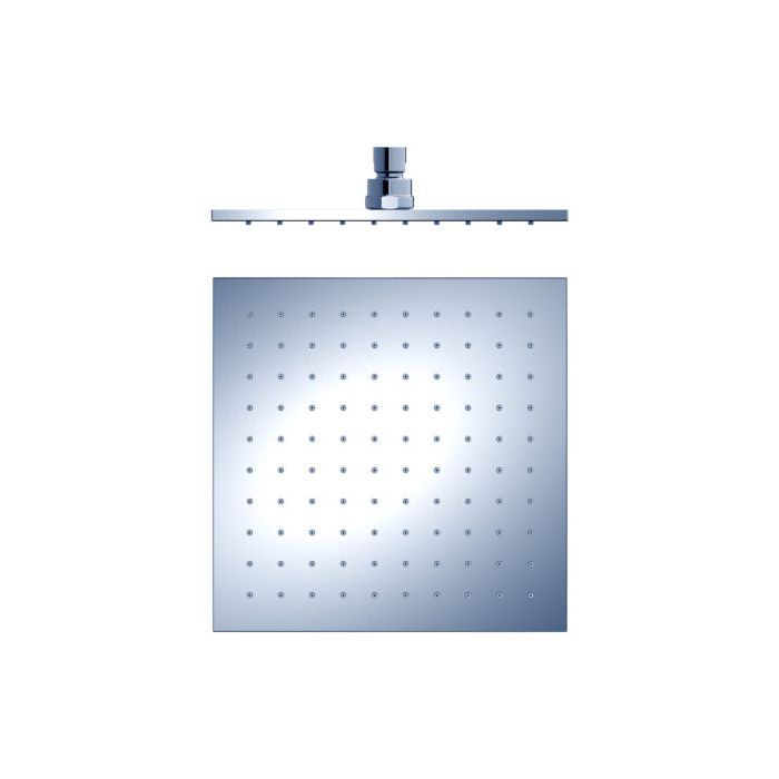 Nero 250mm x 250mm Square Shower Rose - Chrome