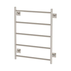 Phoenix Radii Towel Ladder 550 x 740mm Square Plate - Brushed Nickel