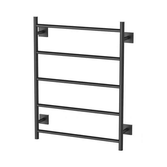 Phoenix Radii Towel Ladder 550 x 740mm Square Plate - Matte Black