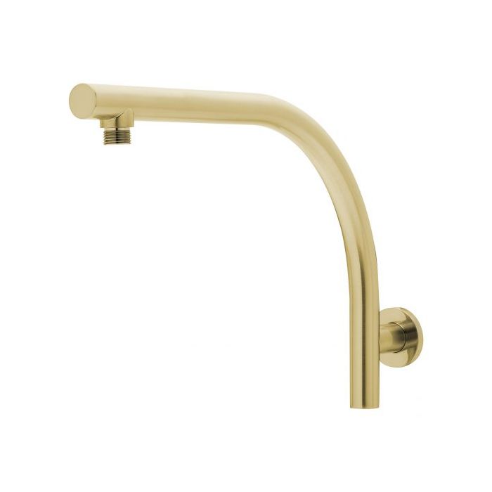 Phoenix Rush High Rise Shower Arm Brushed Gold