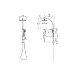 Phoenix Rush Twin Shower System