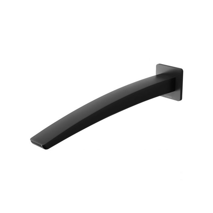 Phoenix Rush 280mm Wall Bath Outlet Matte Black
