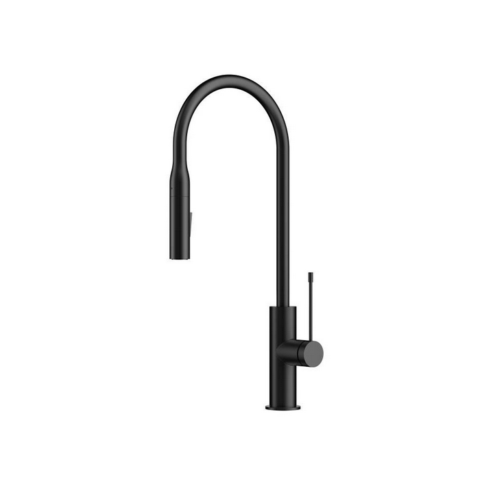 Ikon Aziz Pull Out Sink Mixer Matt Black