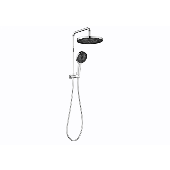 Linkware Gabe Twin Shower Top Half - Chrome