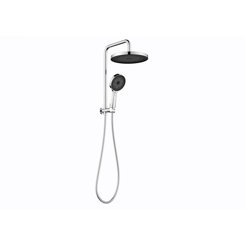Linkware Gabe Twin Shower Top Half - Chrome