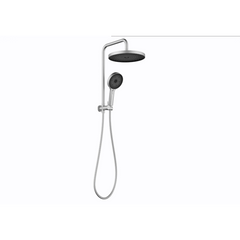Linkware Gabe Twin Shower Top Half - Brushed Nickel
