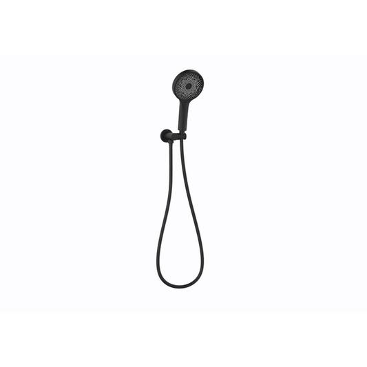 Linkware Gabe Shower On Water Inlet Bracket - Matte Black