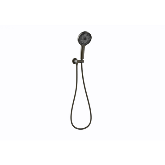 Linkware Gabe Shower On Water Inlet Bracket - Gun Metal