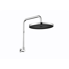 Linkware Gabe High Rise Shower Arm and Rose - Chrome