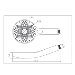 Linkware Gabe Hand Shower - Brushed Nickel
