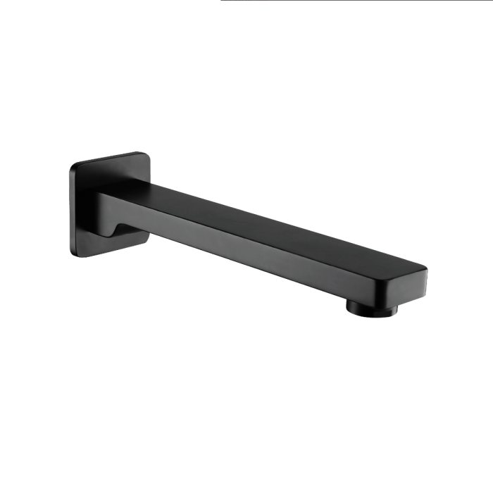 Linkware Gabe Wall Bath Outlet - Matte Black