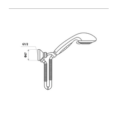 Linkware Elle Cobra Shower On Hook