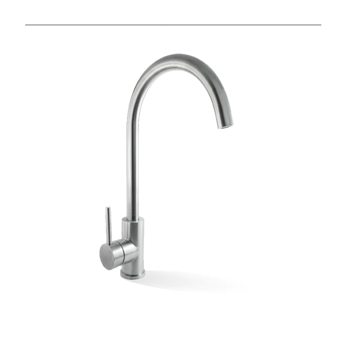 Linkware Elle Project Gooseneck Sink Mixer - Chrome