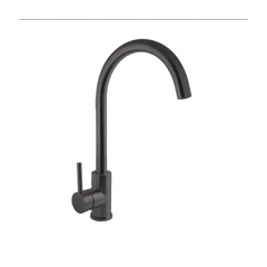Linkware Elle Project Gooseneck Sink Mixer - Gun Metal