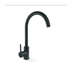 Linkware Elle Project Gooseneck Sink Mixer - Matte Black