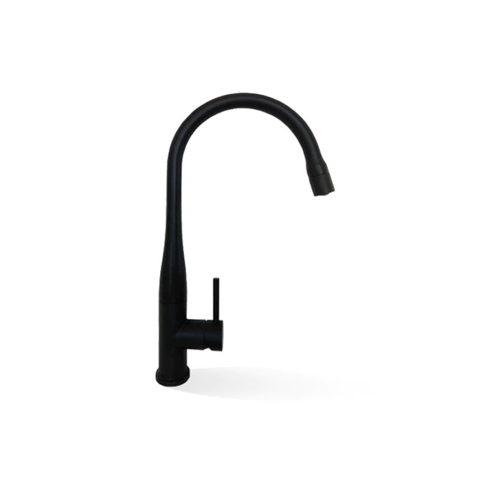 Linkware Elle Matte Black Pull Out Sink Mixer