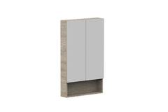 Adp Shelf Mirrored Cabinet 600