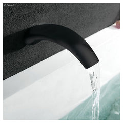 Fienza Citani Matte Black Bath Outlet