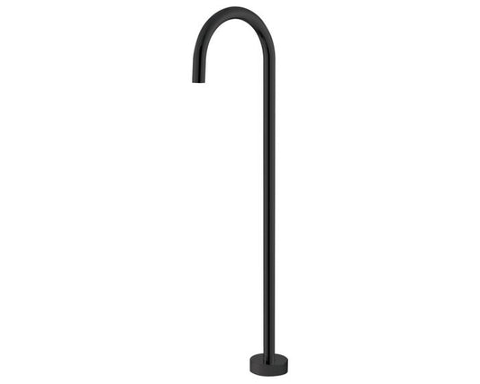 Fienza Hustle Floor Mounted Bath Outlet - Matte Black