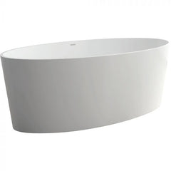 Fienza Lexy 1600mm Matte White Stone Bath