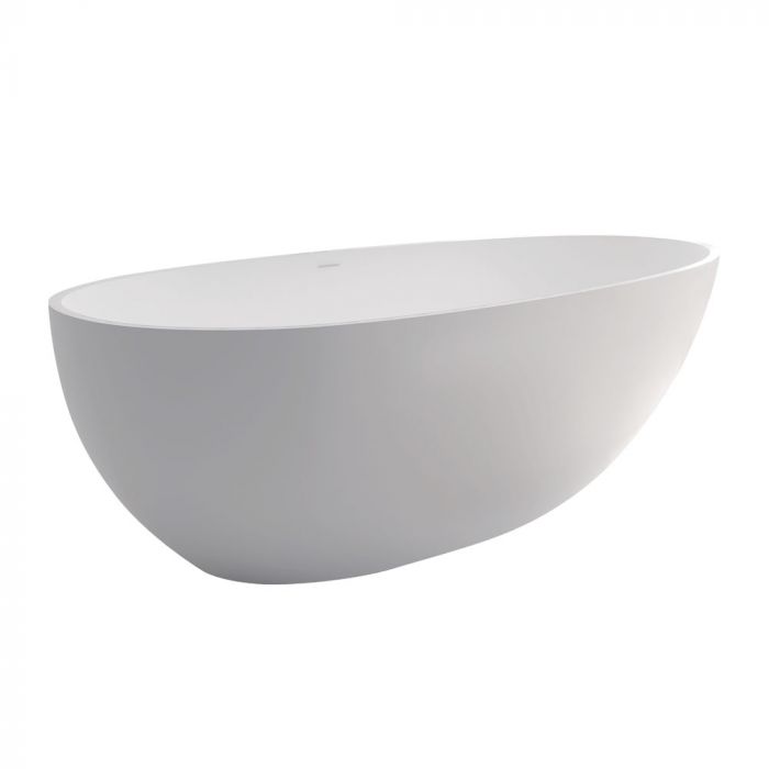 Fienza Bahama 1500mm Matte White Stone Bath