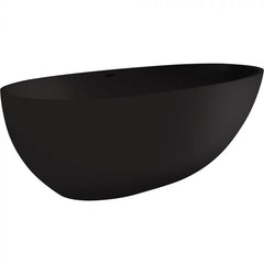 Fienza Bahama 1700mm Matte Black Stone Bath