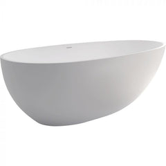 Fienza Bahama 1685mm Matte White Stone Bath