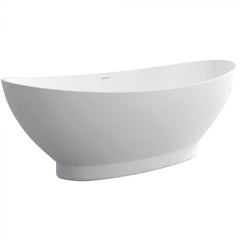 Fienza Antonia 1550mm Matte White Stone Bath