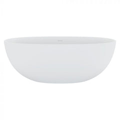 Fienza Sasso 1650mm Matte White Stone Bath