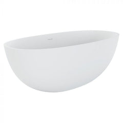 Fienza Sasso 1650mm Matte White Stone Bath