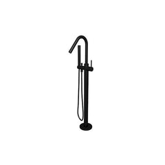 Modern National Star Freestanding Bath Mixer Inc Hand Held Matte Black