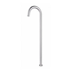 Modern National Round Freestanding Bath Spout Only Chrome