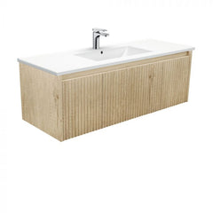 Fienza 1200mm Dolce Alina Wall Hung Vanity - Scandi Oak