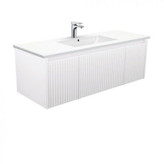 Fienza 1200mm Dolce Alina Wall Hung Vanity - Satin White